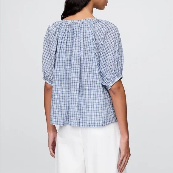 Gap × DÔEN Gingham Top NWT XXS - Picture 3 of 8